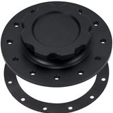 Billet Aluminum Easy Fill Fuel Cell Gas Cap With 12 Hole Cell Bung and Gasket